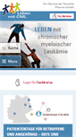 Mobile Screenshot of leben-mit-cml.de